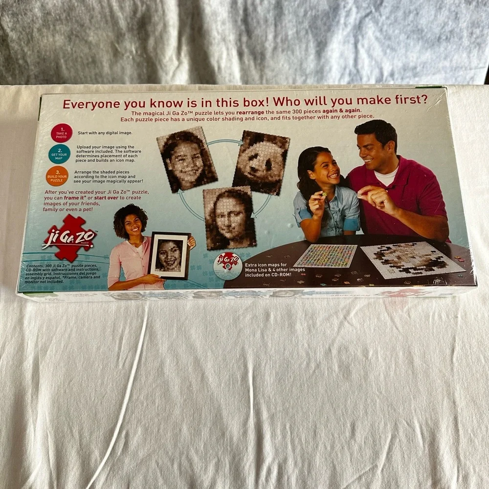 HASBRO JI GA ZO CREATE YOUR OWN MOSAIC STYLE PUZZLE GAME NIGHT PARTY - Picture 8 of 11